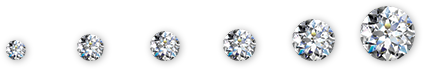 white round shape diamond