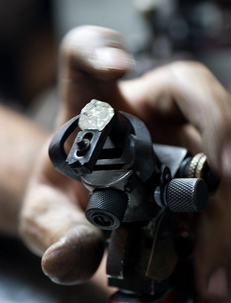 polishing diamonds